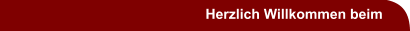 Herzlich Willkommen beim